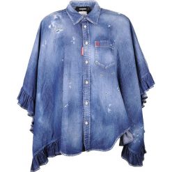 Dsquared2 Koszula. Czerwone koszulki damskie Dsquared2, bez wzorów, polo, bez rękawów. Za 1199,00 zł.