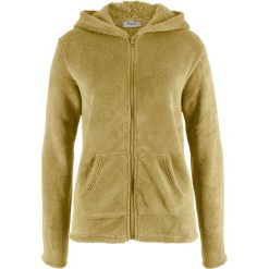 Bluzy polarowe: Bluza z polaru z kapturem bonprix zieleń wierzby