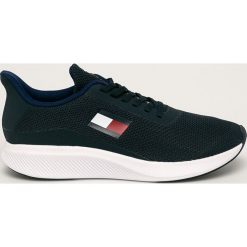 Tommy Sport - Buty. Szare sneakersy męskie Tommy Sport, z materiału, na sznurówki. Za 449,90 zł.