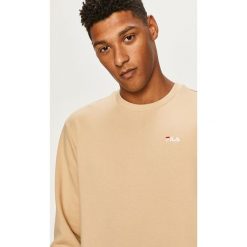 Fila - Bluza. Czarne bluzy męskie Fila, s, bez wzorów, z bawełny, z okrągłym kołnierzem, bez rękawów, bez kaptura. Za 219,90 zł.