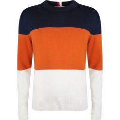 Tommy Hilfiger Sweter. Swetry męskie TOMMY HILFIGER, bez wzorów, z dzianiny, z okrągłym kołnierzem, bez kaptura. Za 299,00 zł.