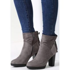 Szare Botki Brown Sugar. Szare botki damskie marki vices, na wysokim obcasie. Za 74,99 zł.