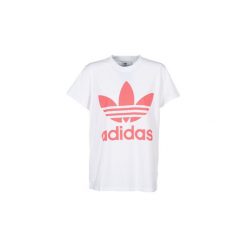 T-shirty z krótkim rękawem adidas BIG TREFOIL TEE. Białe t-shirty damskie marki Adidas. Za 119,20 zł.