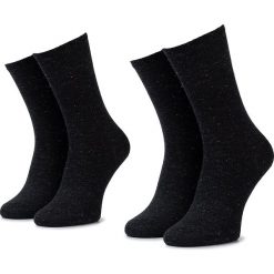 Zestaw 2 par wysokich skarpet damskich TOM TAILOR - 97109 Anthracite 620. Szare skarpetki damskie Tom Tailor, bez wzorów, z bawełny. Za 39,00 zł.