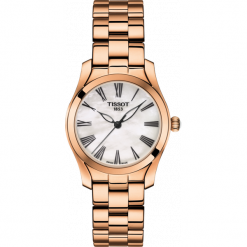 ZEGAREK TISSOT T-Lady T112.210.33.113.00. Niebieskie zegarki damskie TISSOT, szklane. Za 2100,00 zł.