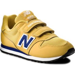Sneakersy NEW BALANCE - KV500YLY Żółty. Żółte półbuty dziewczęce New Balance, na rzepy. Za 229,99 zł.