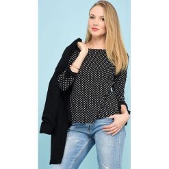Un Coeur en Ete damska bluzka Petunia 40 czarny. Czarne bluzki damskie Un Coeur En Ete, bez wzorów, bez kołnierzyka, bez rękawów. Za 179,00 zł.