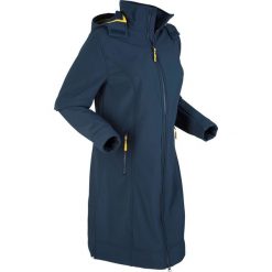 Płaszcz funkcyjny softshell bonprix ciemnoniebieski. Niebieskie płaszcze damskie bonprix, s, bez wzorów, z materiału, sportowe. Za 249,99 zł.