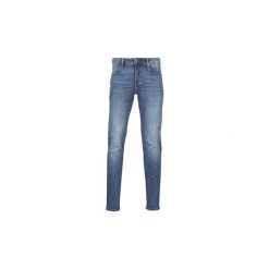 Jeansy slim fit G-Star Raw 3301 SLIM. Niebieskie jeansy męskie G-Star RAW, m, bez wzorów, retro. Za 381,70 zł.