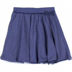 Spódnica. Niebieskie spódniczki dziewczęce z falbankami Style, z bawełny. Za 29,90 zł.