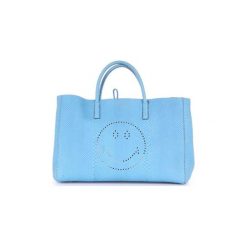 Torebki do ręki Anya Hindmarch EBURYMAXIFEATHERWEIGHT. Niebieskie torebki klasyczne damskie Anya Hindmarch, bez wzorów, do ręki, bez dodatków. Za 4616,22 zł.