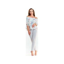 Bluzka N003 kwiaty. Bluzki damskie Awama, xl, w kwiaty, z poliesteru, bez kołnierzyka, bez rękawów. Za 119,00 zł.