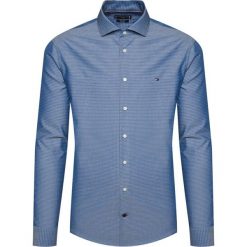 Koszula Tommy Hilfiger Tailored Dobby Design Classic TT0TT07588. Niebieskie koszule męskie Tommy Hilfiger Tailored, m, bez wzorów, biznesowe, bez kołnierzyka, bez rękawów. Za 299,00 zł.