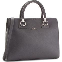 Torebka LIU JO - L Satchel Manhattan N68099 E0087 Grape Juice met 04203. Szare torebki klasyczne damskie Liu Jo, ze skóry ekologicznej, bez dodatków. Za 689,00 zł.