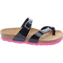 Buty damskie: Japonki w kolorze czarnym