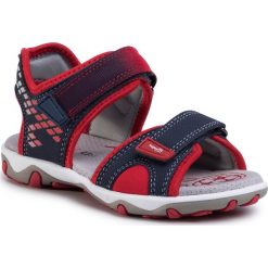 Sandały SUPERFIT - 6-09466-81 S Blau/Rot. Czerwone sandały chłopięce Superfit, ze skóry ekologicznej, bez zapięcia. Za 229,00 zł.