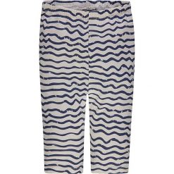 Legginsy dziewczęce: Legginsy w kolorze biało-granatowym