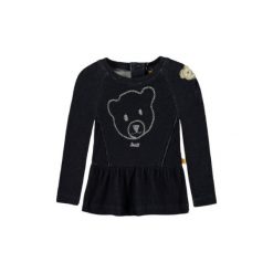 Steiff Girls Bluzka z długim rękawem marine - niebieski - Gr.80. Niebieskie bluzy niemowlęce Steiff, bez wzorów, z bawełny, marine, z długim rękawem, długie, bez kaptura. Za 165,00 zł.
