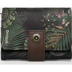 Desigual - Portfel. Żółte portfele damskie Desigual, bez wzorów, z poliesteru. Za 199,90 zł.