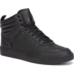 Sportowe PUMA REBOUND STREET V2 L BLACK 36371601. Czarne buty sportowe męskie Puma, ze skóry ekologicznej, bez zapięcia. Za 269,99 zł.