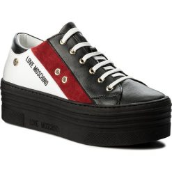Sneakersy damskie: Sneakersy LOVE MOSCHINO – JA15126G15IA500A Vit.Ner/Bia/Cro.Rss