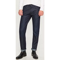 Jeansy męskie: Jeansy selvedge slim fit – Niebieski