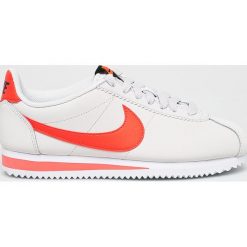 Nike - Buty Classic Cortez Leather. Brązowe buty sportowe damskie Nike, bez wzorów, ze skóry, sportowe. W wyprzedaży za 319,90 zł.