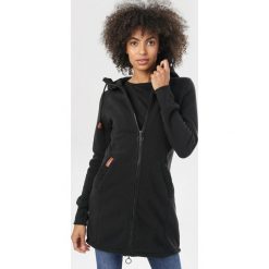 Czarna Bluza Aglaoreisis. Czarne bluzy damskie Born2be, xl, bez wzorów, bez rękawów, bez kaptura. Za 119,99 zł.