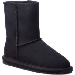 Buty EMU AUSTRALIA - Stinger Lo W10002 Black. Czarne kozaki damskie EMU Australia, z wełny, klasyczne, na niskim obcasie, bez zapięcia. Za 729,00 zł.