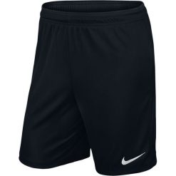 Nike Spodenki Park II Knit czarne r. XL (725887-010). Czarne spodenki sportowe męskie Nike, sportowe. Za 44,50 zł.