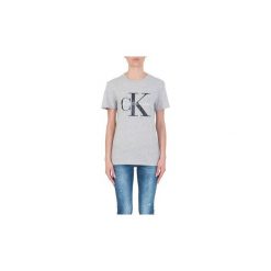 T-shirty z krótkim rękawem Calvin Klein Jeans J2IJ202092. Szare t-shirty damskie Calvin Klein Jeans, xl, bez wzorów, z jeansu, bez kołnierzyka. W wyprzedaży za 152,41 zł.