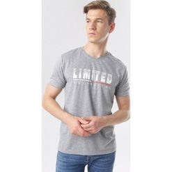 Szara Koszulka Fontada. Szare koszulki męskie Born2be, xl, bez wzorów, bez kołnierzyka, bez rękawów. W wyprzedaży za 39,99 zł.