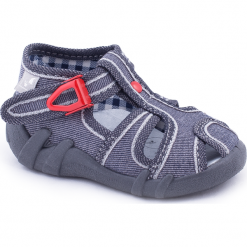 Kapcie. Niebieskie kapcie dziewczęce SHOES 7. Za 49,90 zł.