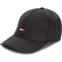 Czapka z daszkiem TOMMY JEANS - Tju Flag Cap M AU0AU00068 002. Czarne czapki damskie marki Tommy Jeans, bez wzorów, z bawełny. Za 129,00 zł.