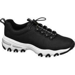 Sneakersy damskie Venice czarne. Czarne sneakersy damskie marki Venice, z materiału. Za 119,90 zł.