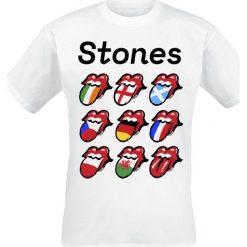 T-shirty męskie: The Rolling Stones No Filter Flag Tongues T-Shirt biały