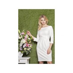 GRACE. Białe sukienki damskie Bosco dress, s, bez wzorów, eleganckie, z klasycznym kołnierzykiem, bez rękawów. Za 379,00 zł.