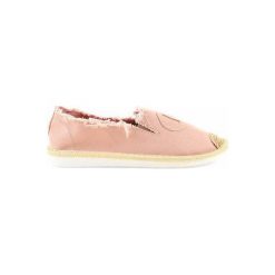 Różowe espadryle wsuwane NB273P-7. Różowe espadryle damskie ButyModne, bez wzorów, bez obcasa. Za 84,99 zł.