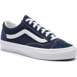 Tenisówki VANS - Style 36 VN0A3DZ3VTE1 Dress Blues/Blanc De Blan. Niebieskie trampki i tenisówki damskie Vans, bez wzorów, ze skóry, bez zapięcia. W wyprzedaży za 249,00 zł.