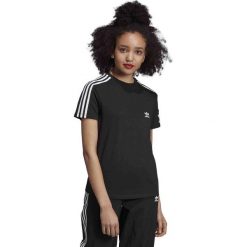 DAMSKA KOSZULKA ADIDAS ORIGINALS LOCK-UP (46). Koszulki damskie Adidas, bez wzorów, bez kołnierzyka. W wyprzedaży za 109,99 zł.