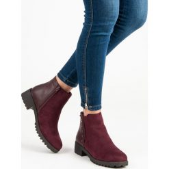 CASUALOWE BOTKI. Brązowe botki damskie marki SMALL SWAN. Za 99,99 zł.