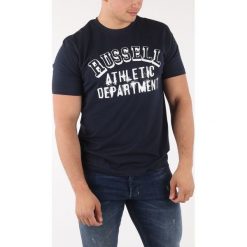 Russell Athletic Koszulka Niebieski. Niebieskie podkoszulki męskie Russell Athletic, s, z nadrukiem, z bawełny, bez kołnierzyka, z krótkim rękawem, krótkie. Za 119,95 zł.