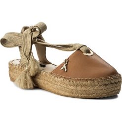 Espadryle PATRIZIA PEPE - 2V7756/A229/I2SP Net Brown/Gold. Brązowe espadryle damskie marki Patrizia Pepe, ze skóry ekologicznej. W wyprzedaży za 439,00 zł.