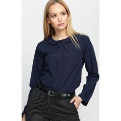 Bluzki asymetryczne: Granatowa Bluzka Look For