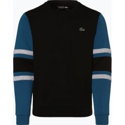 Lacoste - Męska bluza nierozpinana, czarny. Czarne bluzy męskie Lacoste, m, w paski, sportowe, bez kołnierzyka, bez rękawów, bez kaptura. Za 349,95 zł.