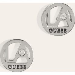 Guess Jeans - Kolczyki. Szare kolczyki damskie Guess Jeans, metalowe. Za 129,90 zł.