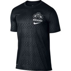 Nike Koszulka męska DRY TEE LGD RUN SWOOSH czarna r. M (839228 010). Czarne t-shirty męskie Nike, m. Za 115,42 zł.