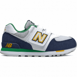 New Balance YV574NLB. Buciki niemowlęce New Balance, z materiału, bez zapięcia. Za 229,99 zł.