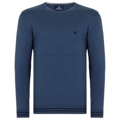 AUDEN CAVILL sweter męski L niebieski. Niebieskie swetry męskie Auden Cavill, m, bez wzorów, bez kołnierzyka, bez kaptura. Za 109,00 zł.
