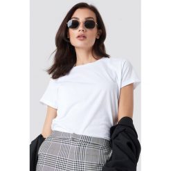 Samsoe & Samsoe T-shirt Solly - White. Białe t-shirty damskie marki Samsøe & Samsøe, bez wzorów, z okrągłym kołnierzem. Za 121,95 zł.